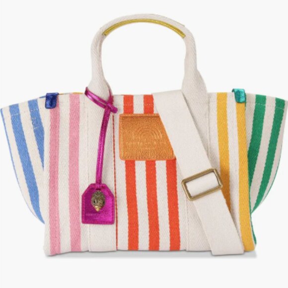 Kurt Geiger Multicolor Striped Tote Bag - Picture 1 of 6